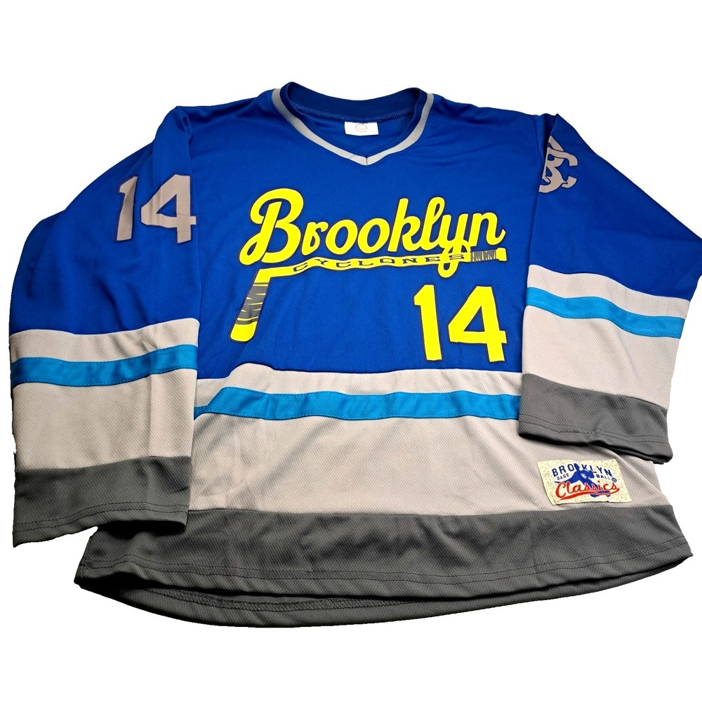 Brooklyn Cyclones Hockey / Baseball Jersey Boys XL Youth‎ Shirt NYC